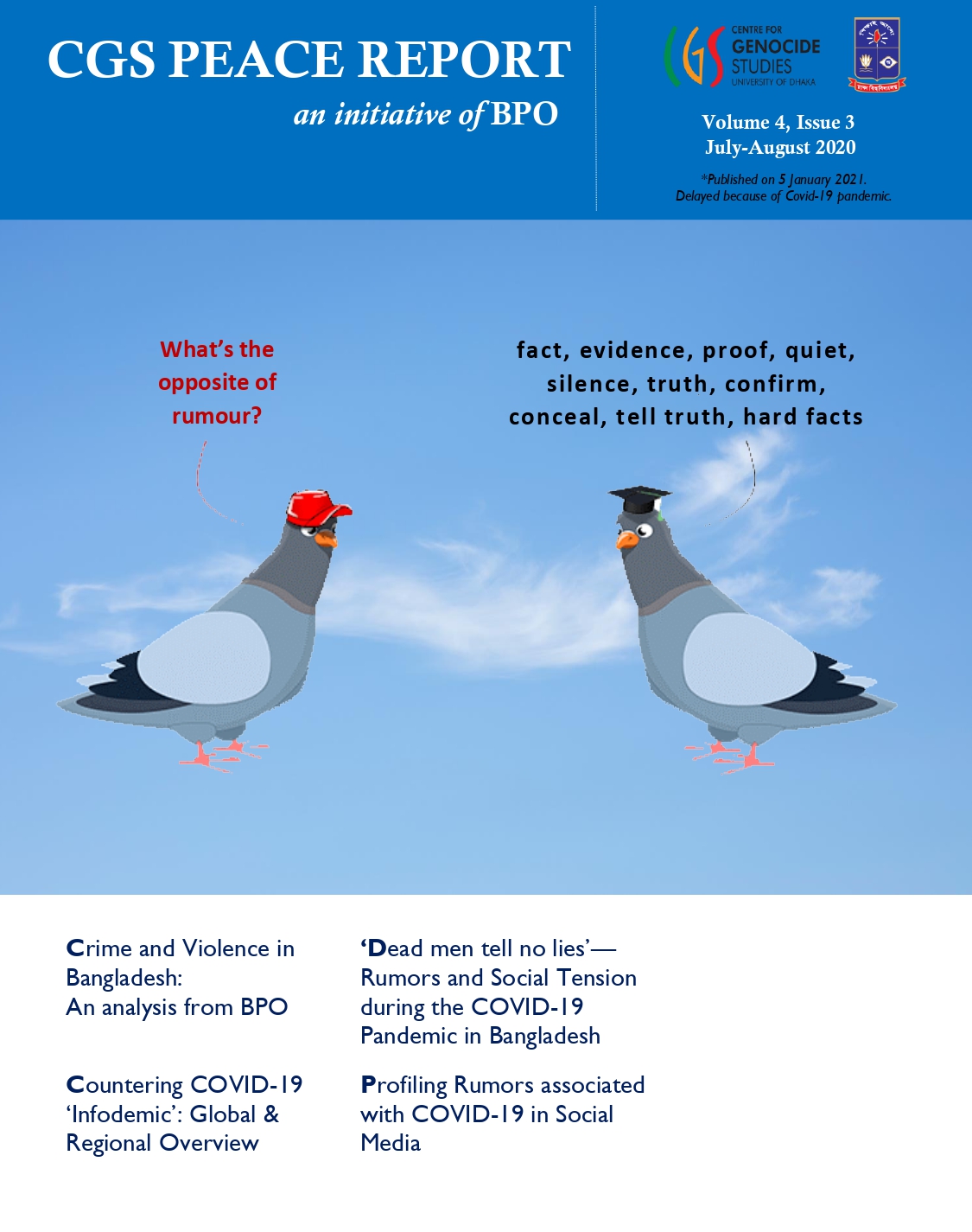 CGS Peace Report Volume 4, Issue 3
